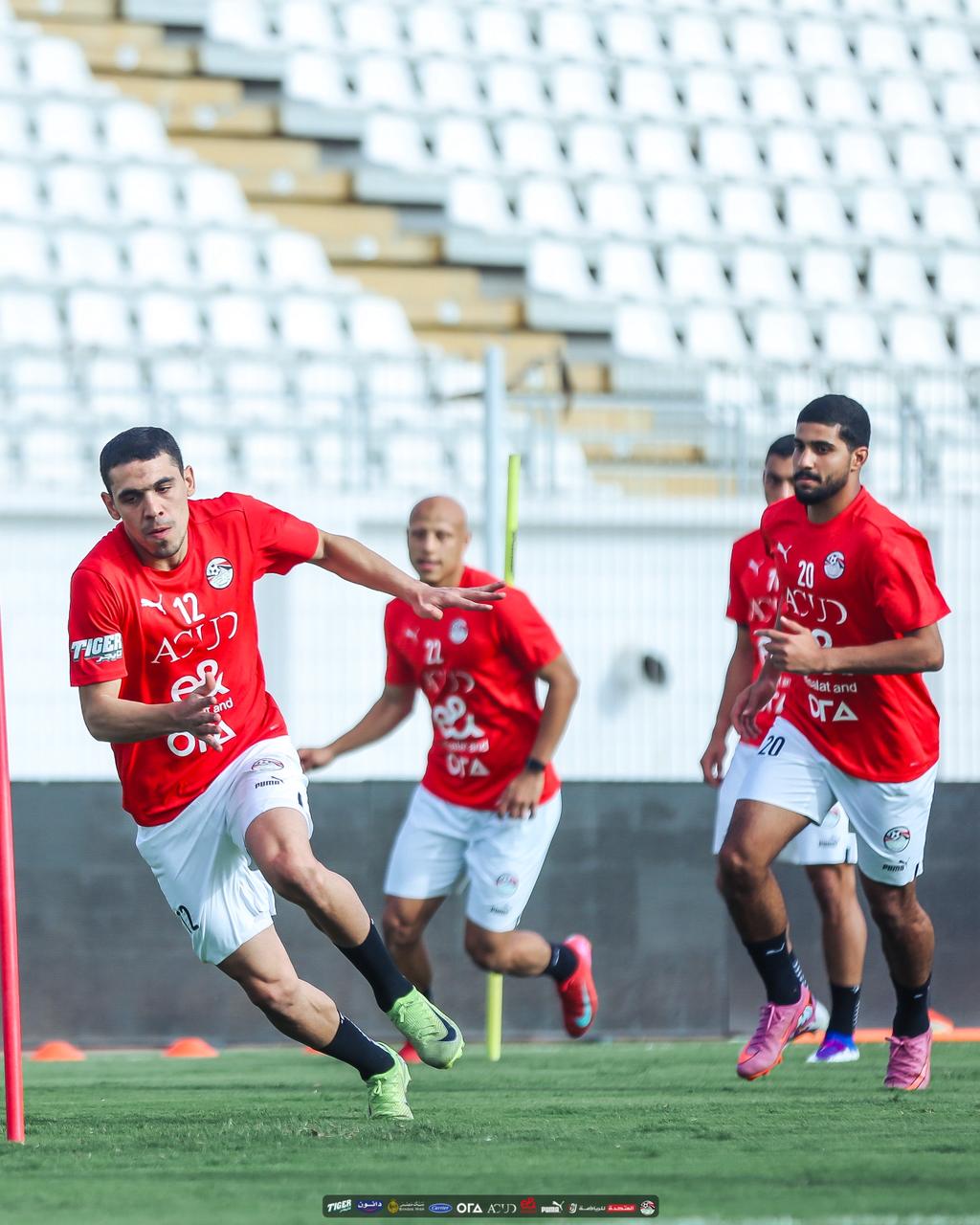 منتخب مصر يختتم تدريباته في الدار البيضاء قبل لقاء جيبوتي غدا