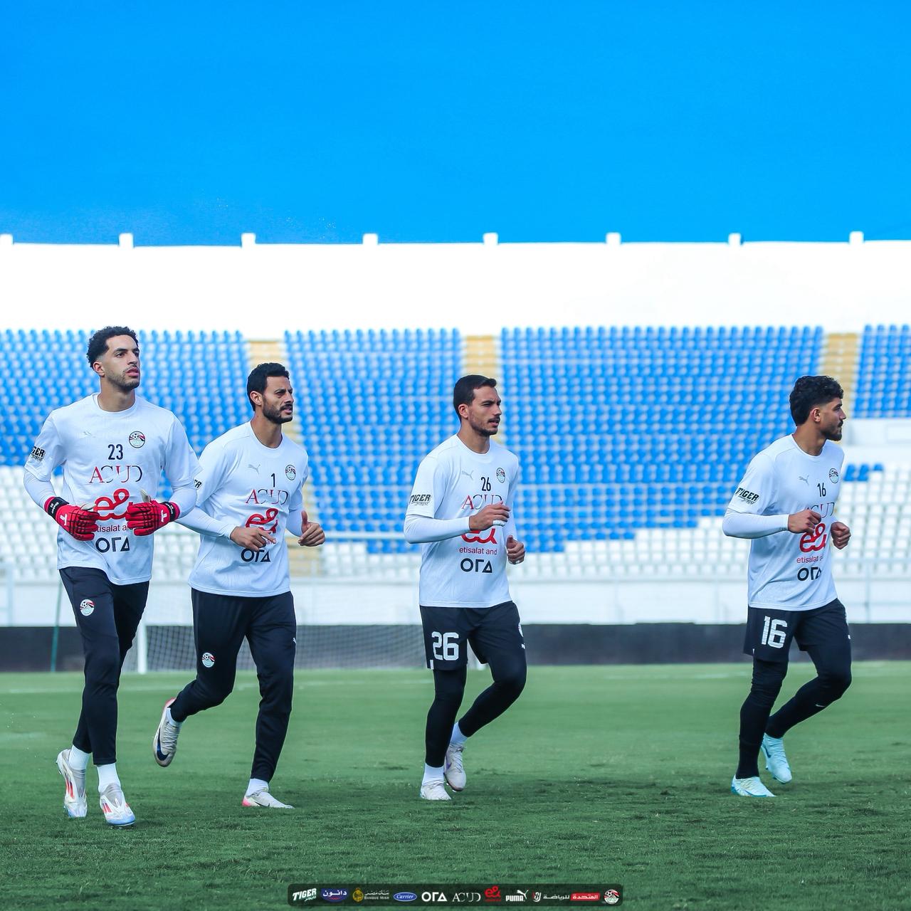 منتخب مصر يختتم تدريباته في الدار البيضاء قبل لقاء جيبوتي غدا