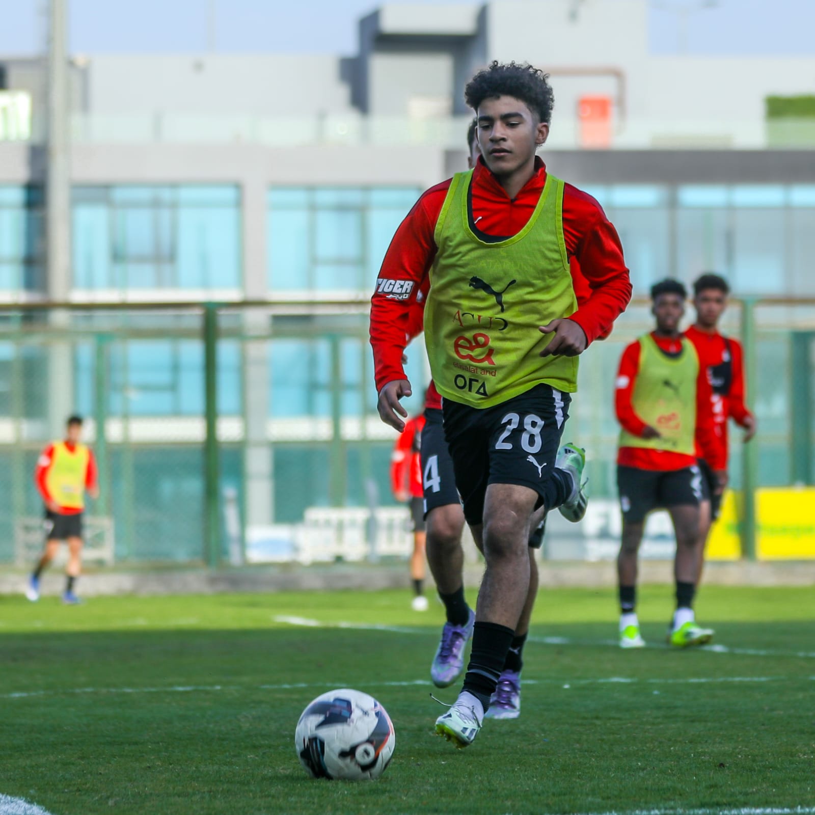 صور تدريبات منتخب الناشئين استعدادا لأمم أفريقيا