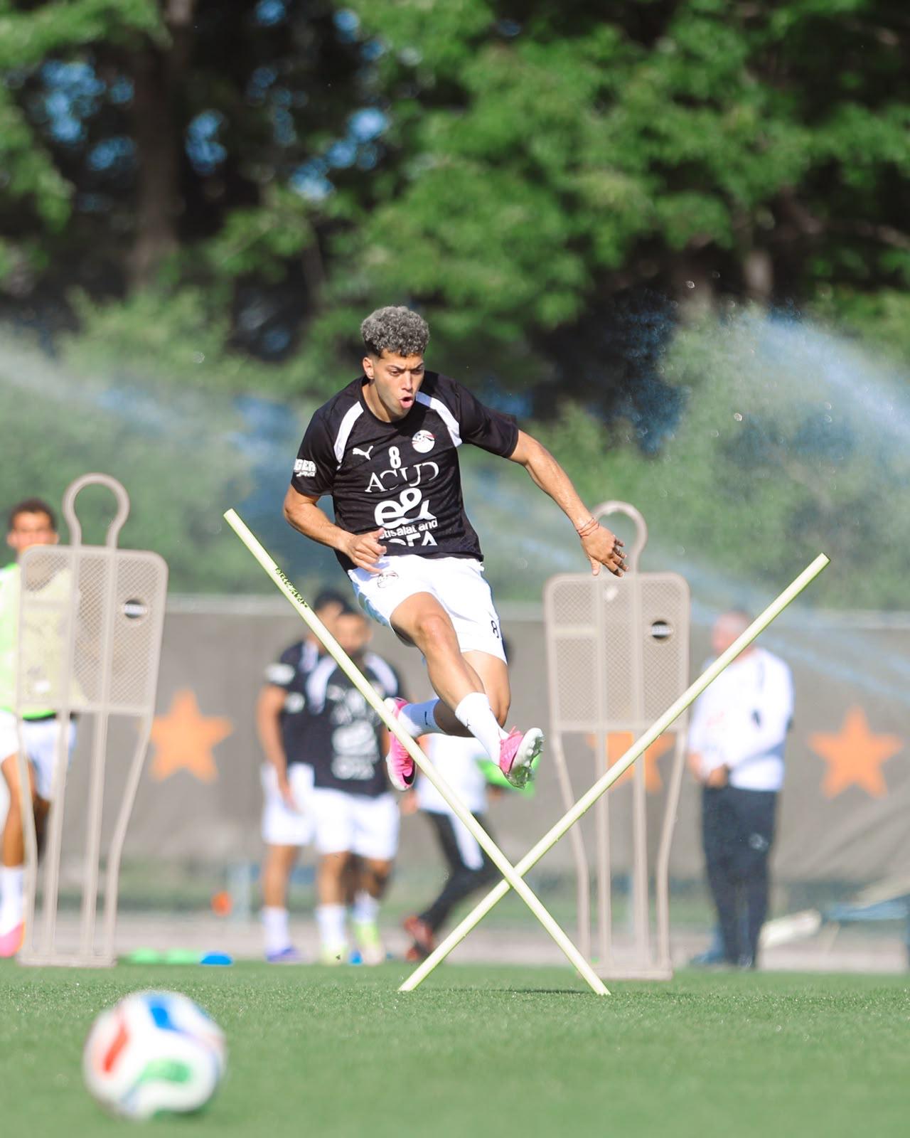 منتخب مصر يواصل تدريباته استعداداً لودية البرازيل  
