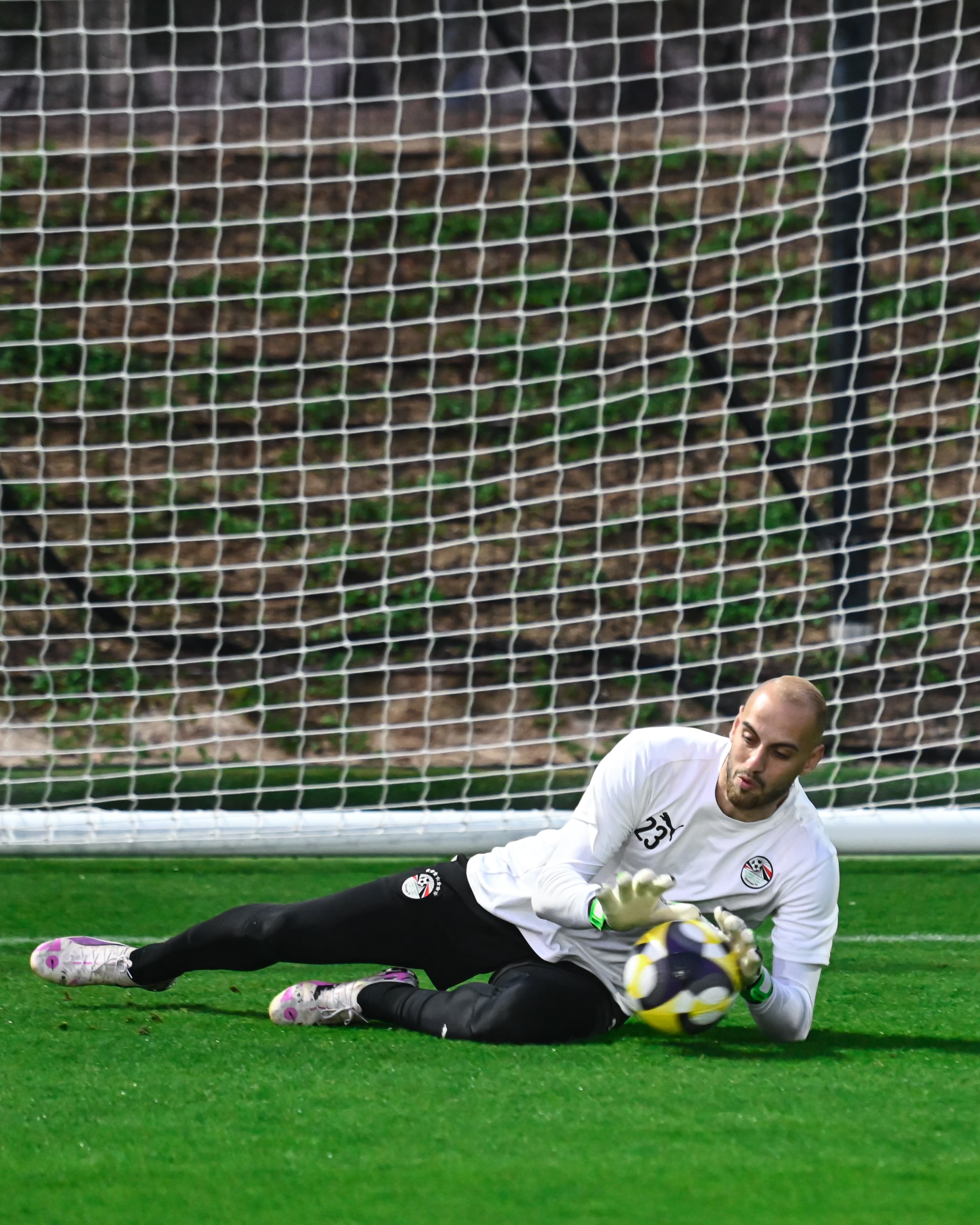 تدريبات منتخب مصر المشارك في كأس العرب استعدادا لمواجهة الأردن