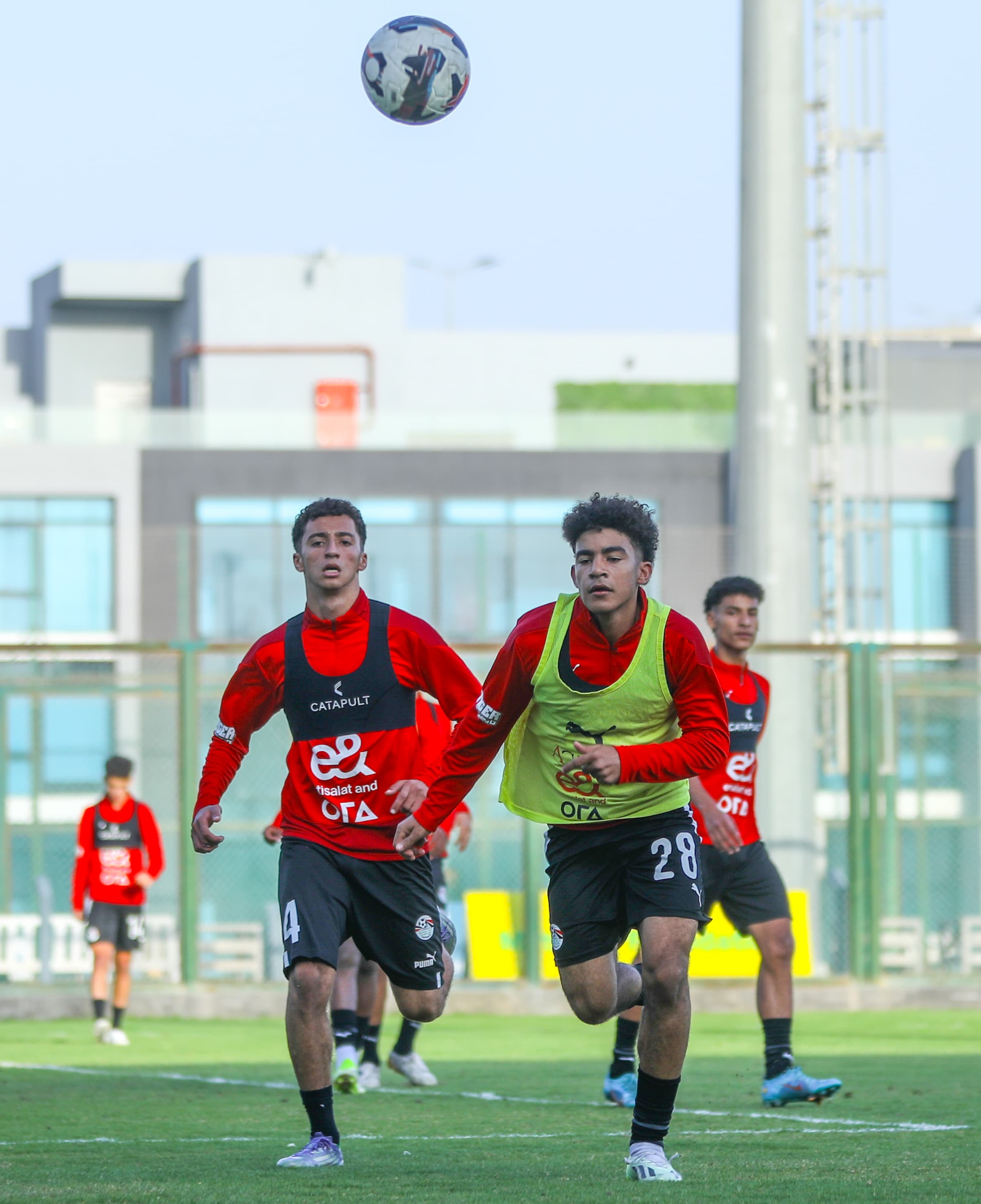صور تدريبات منتخب الناشئين استعدادا لأمم أفريقيا