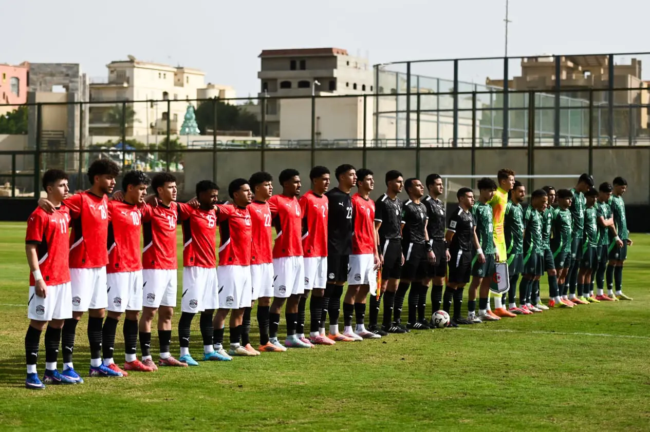 بالصور منتخب الشباب يتعادل سلبياً مع الجزائر في الودية الثانية