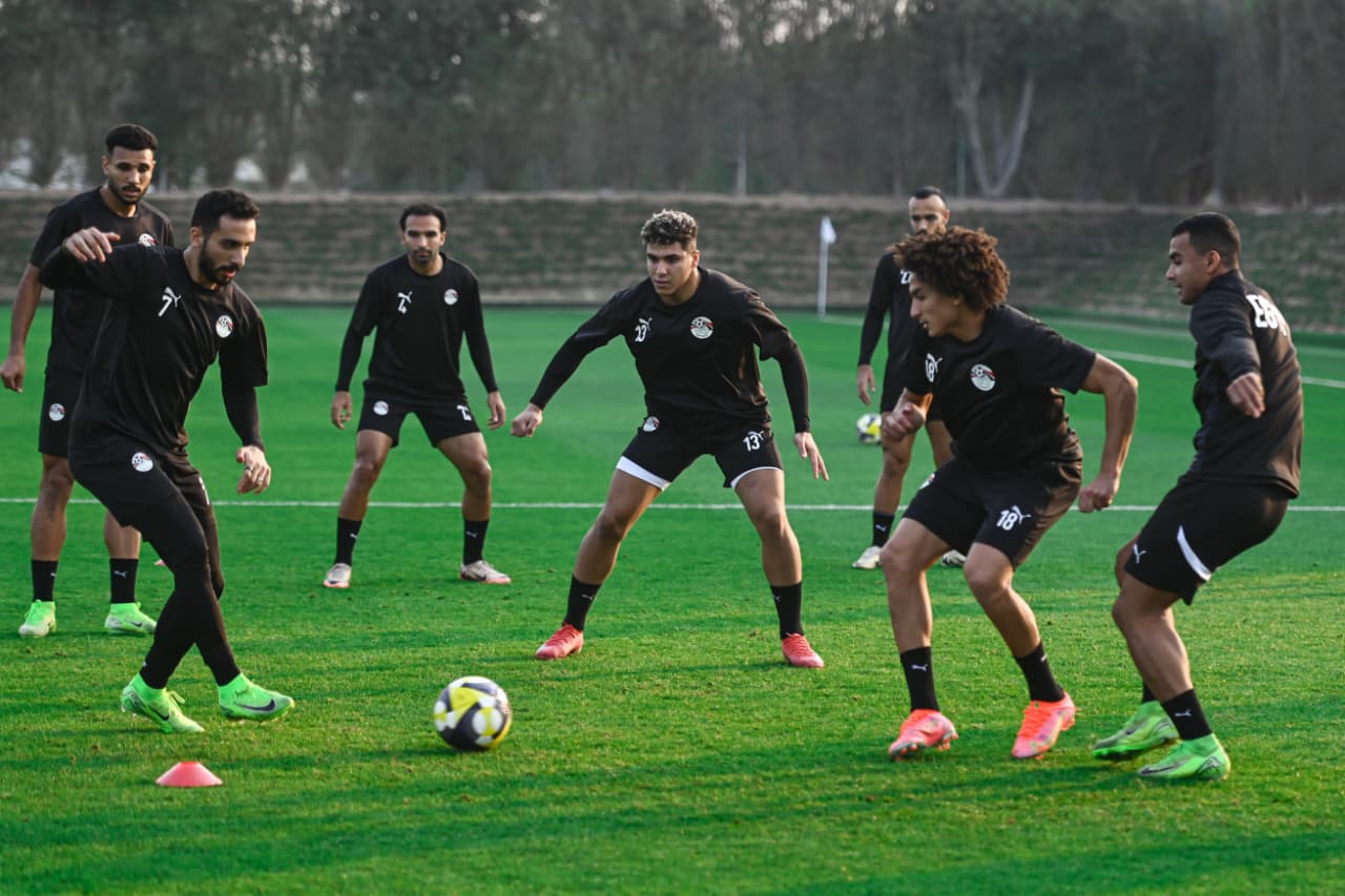 منتخب مصر المشارك في كأس العرب يواصل تحضيراته لمواجهة الإمارات