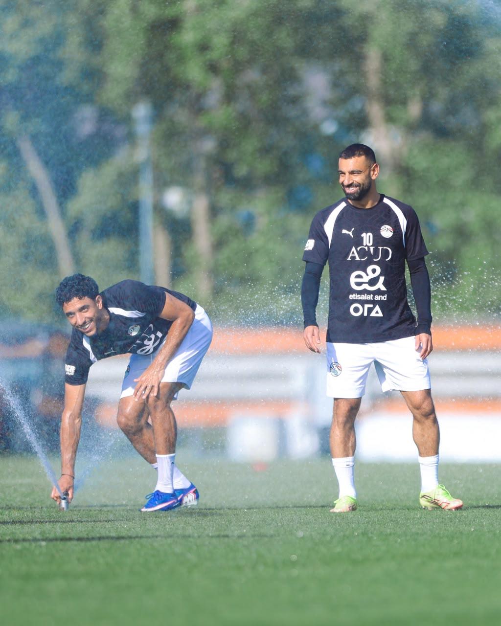 منتخب مصر يواصل تدريباته استعداداً لودية البرازيل  
