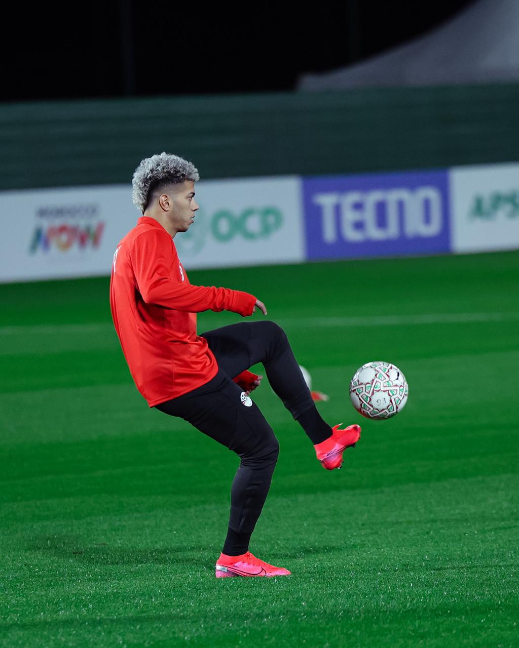 منتخب مصر يخوض أولى تدريباته بمدينة أكادير استعدادًا لمواجهة زيمبابوي بأمم أفريقيا