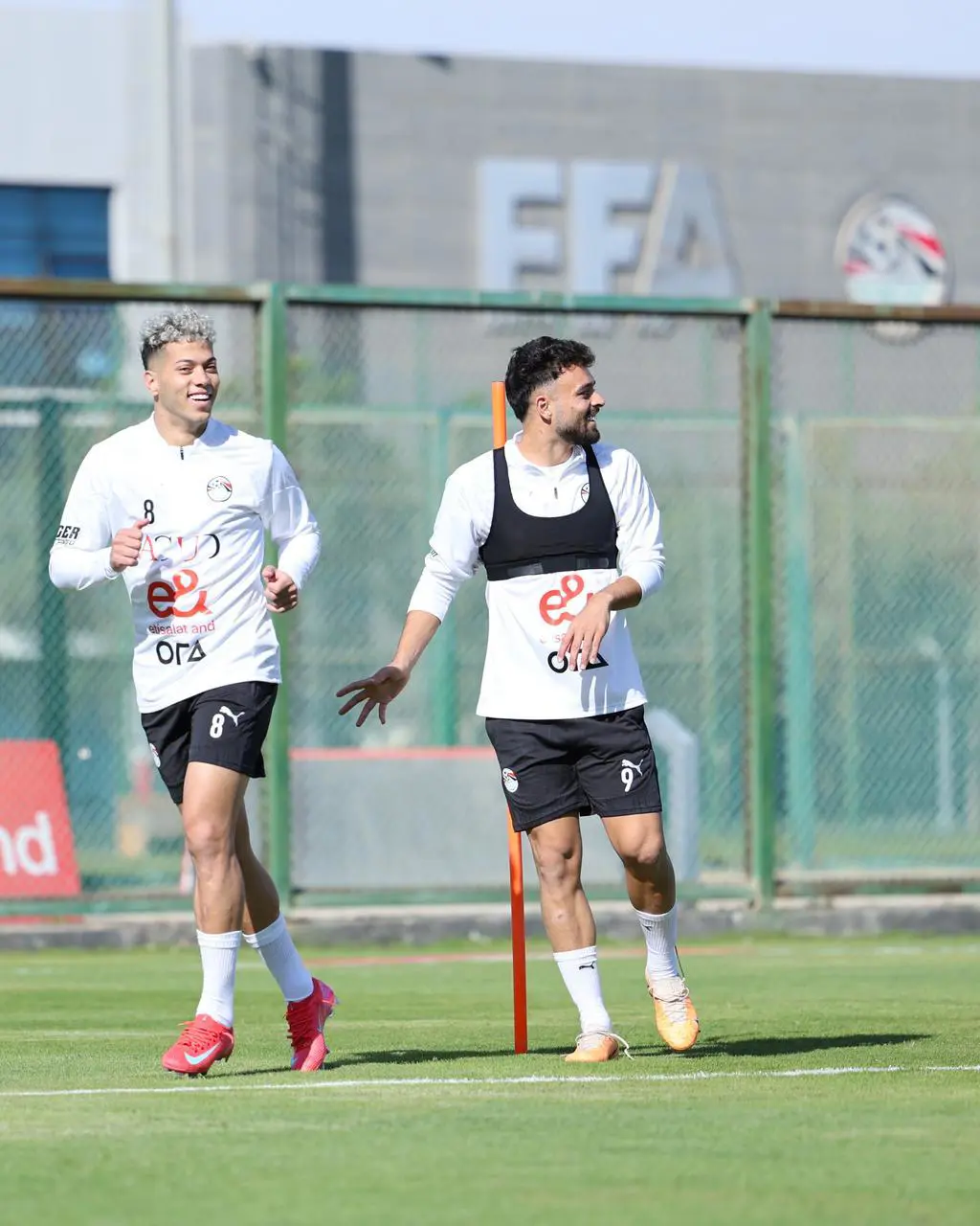 تدريبات منتخب مصر في مركز المنتخبات الوطنية استعدادا لأمم أفريقيا