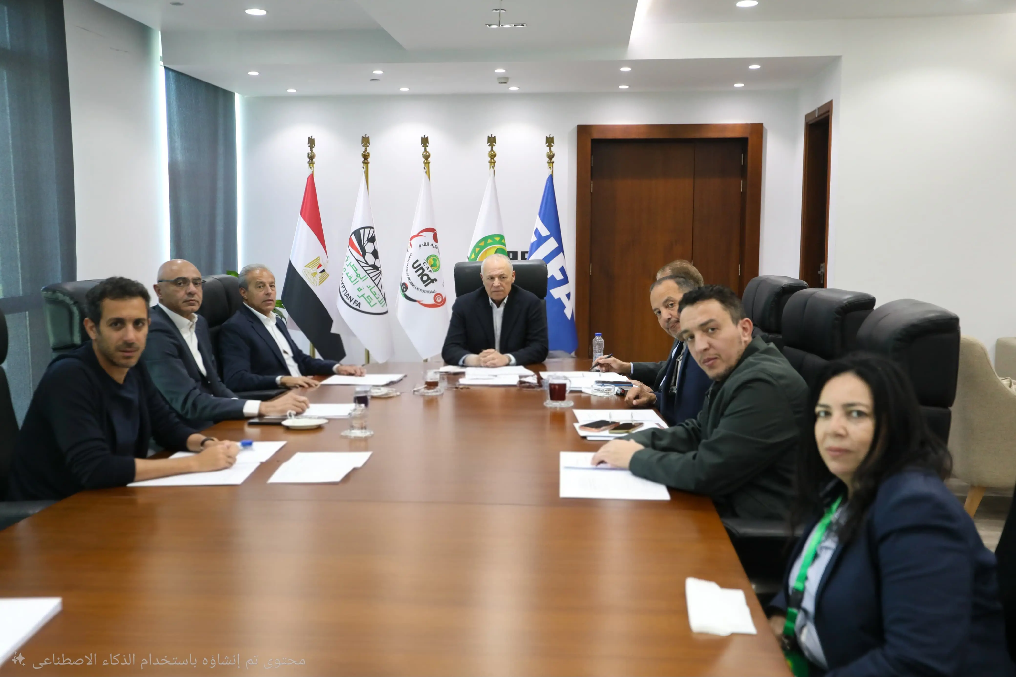 بالصور: اجتماع مجلس إدارة الإتحاد المصري لكرة القدم