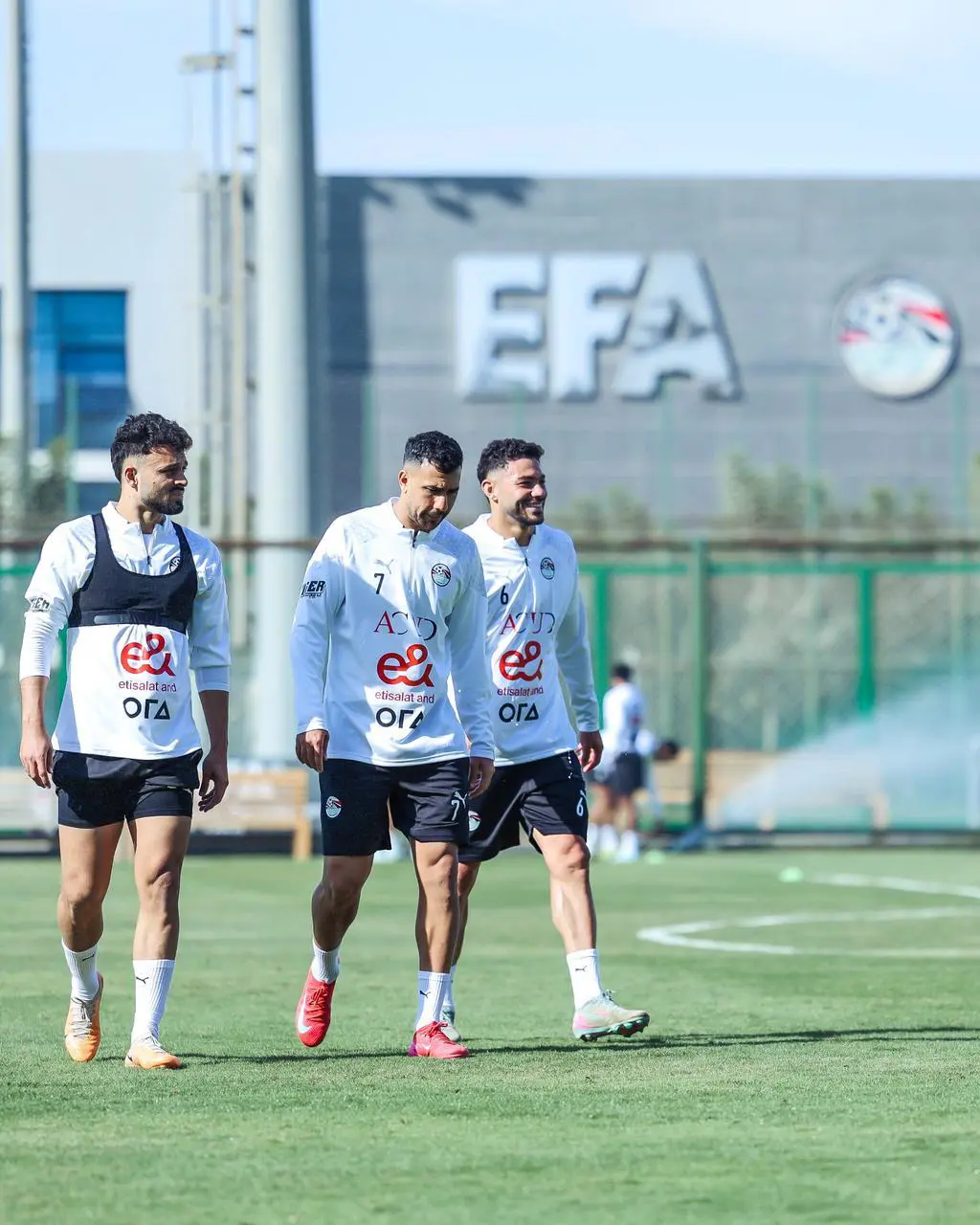 تدريبات منتخب مصر في مركز المنتخبات الوطنية استعدادا لأمم أفريقيا