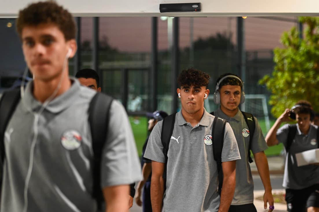 منتخب مصر تحت ١٧ سنة قبل مواجهة قطر الودية