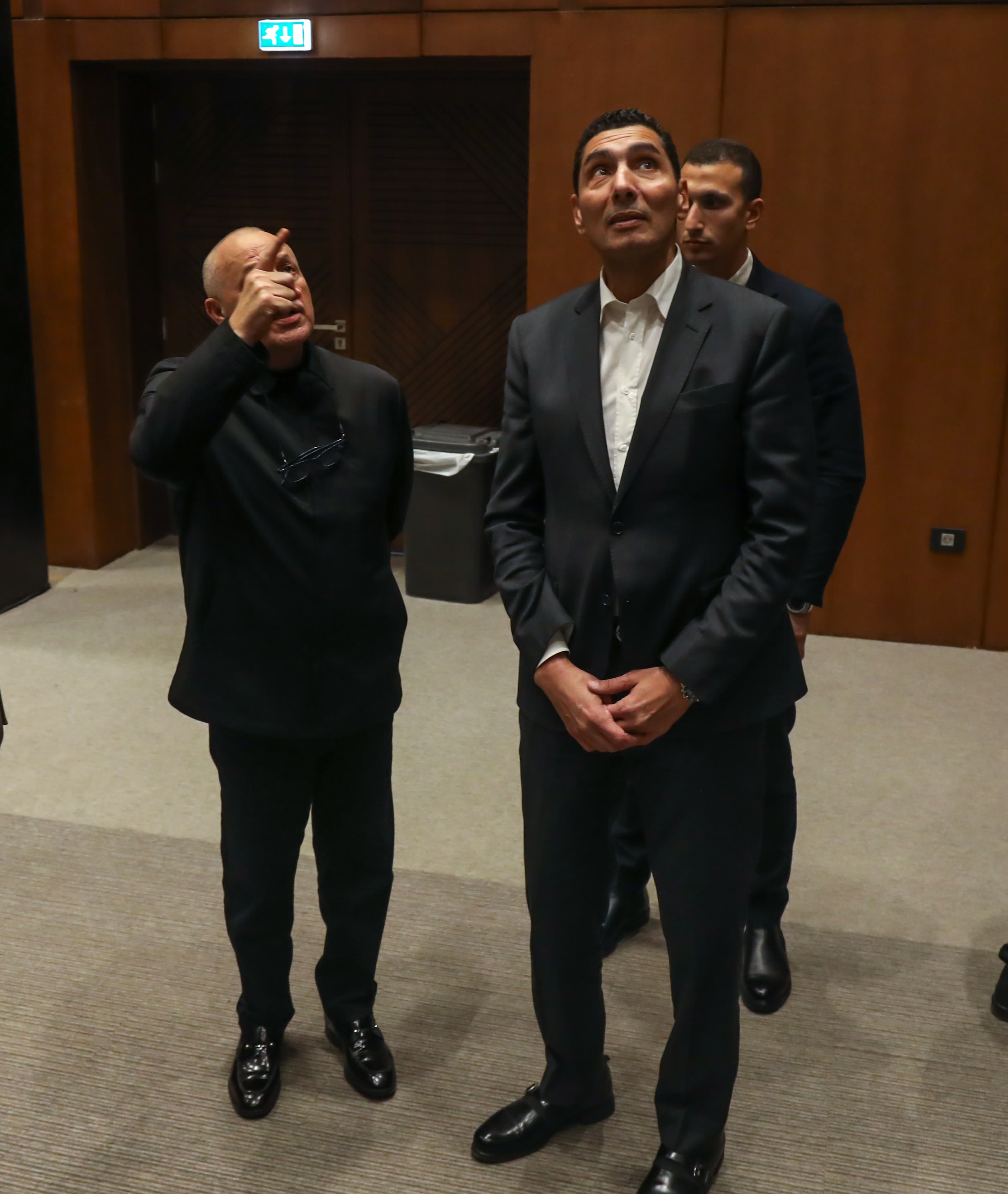 زيارة جوهر نبيل وزير الشباب والرياضة الجديد للاتحاد المصري