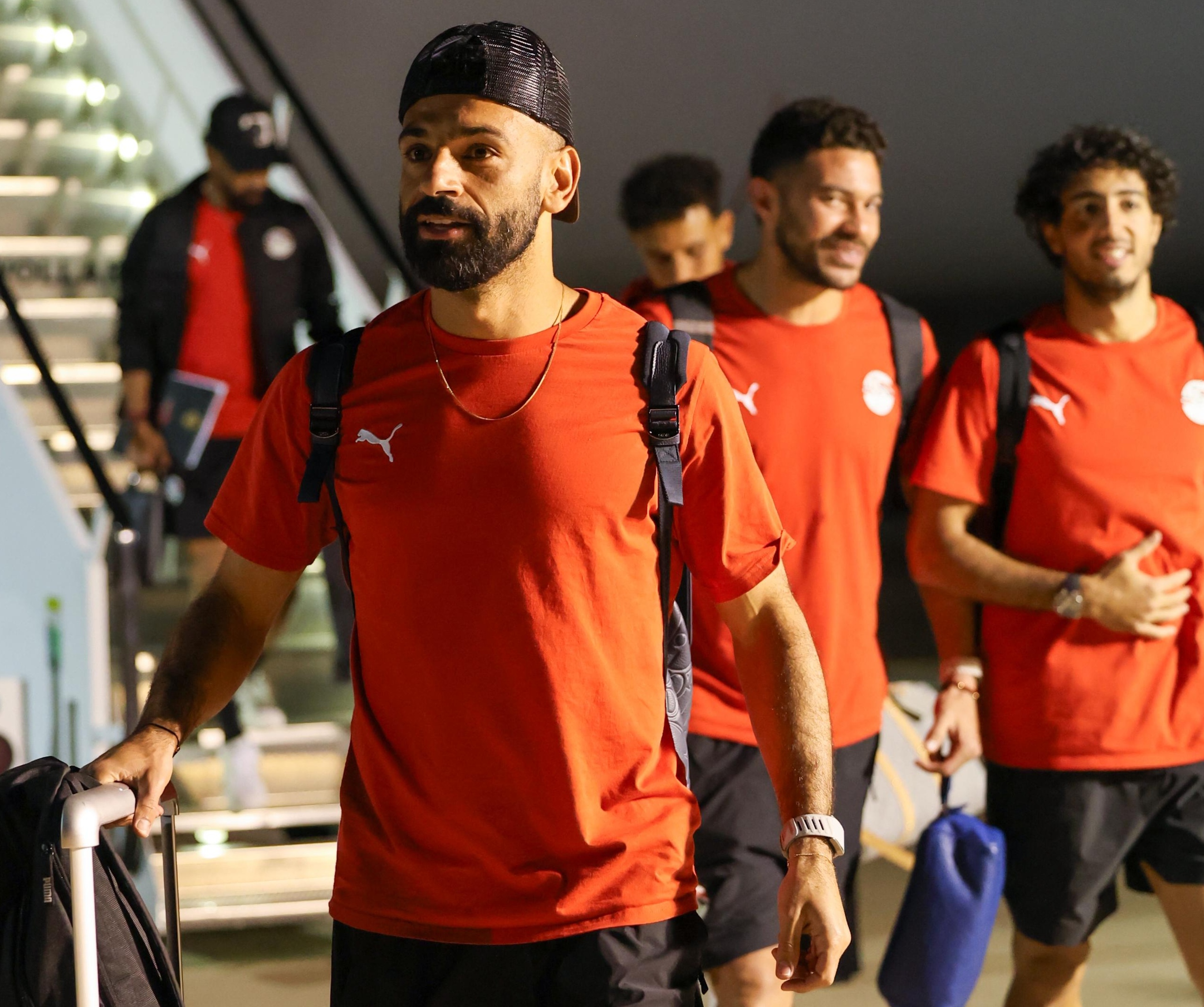 بالصور.. بعثة منتخب مصر تصل إلى دالاس استعداداً لمواجهة أستراليا 