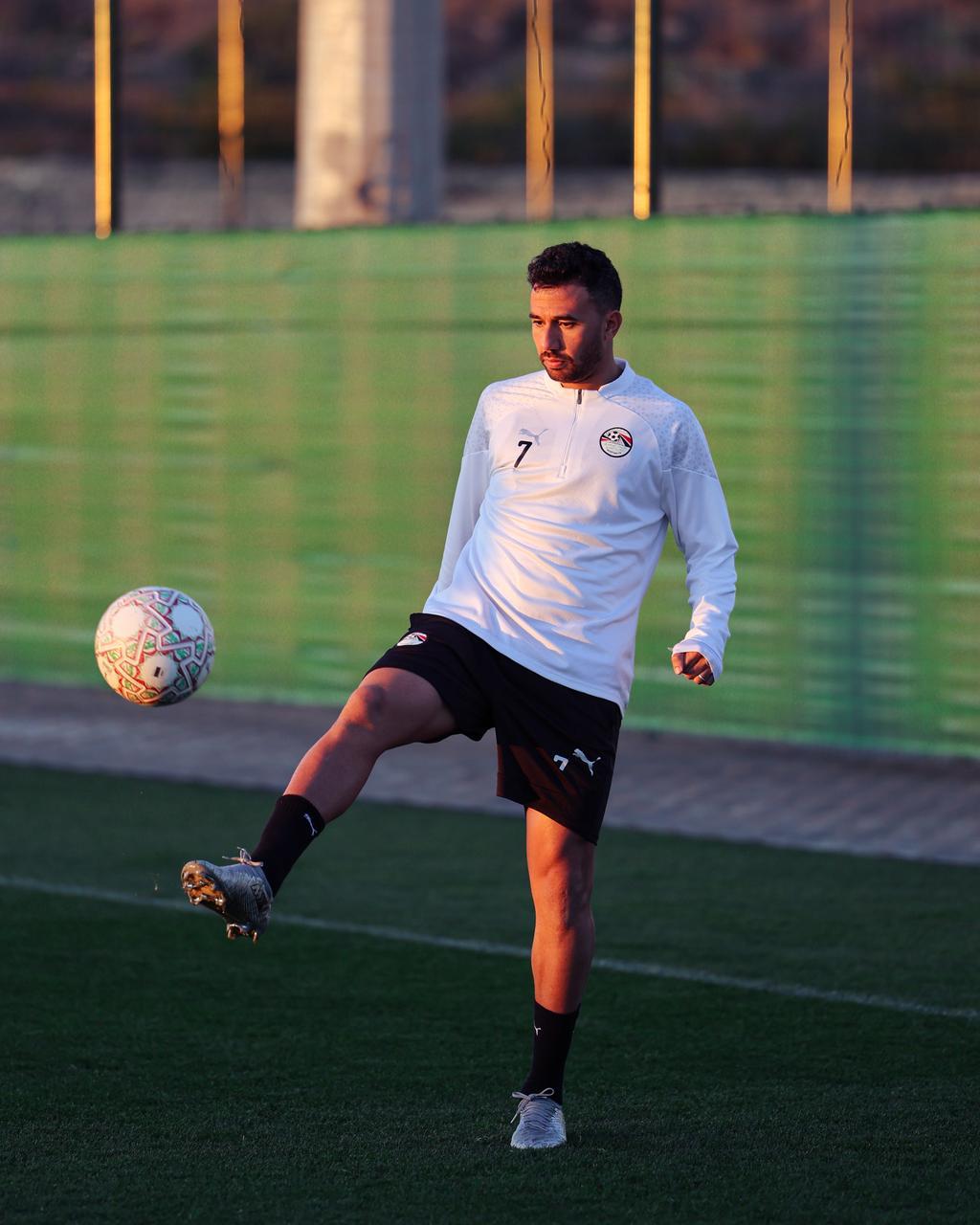 منتخب مصر يواصل تدريباته قبل مواجهة كوت ديفوار