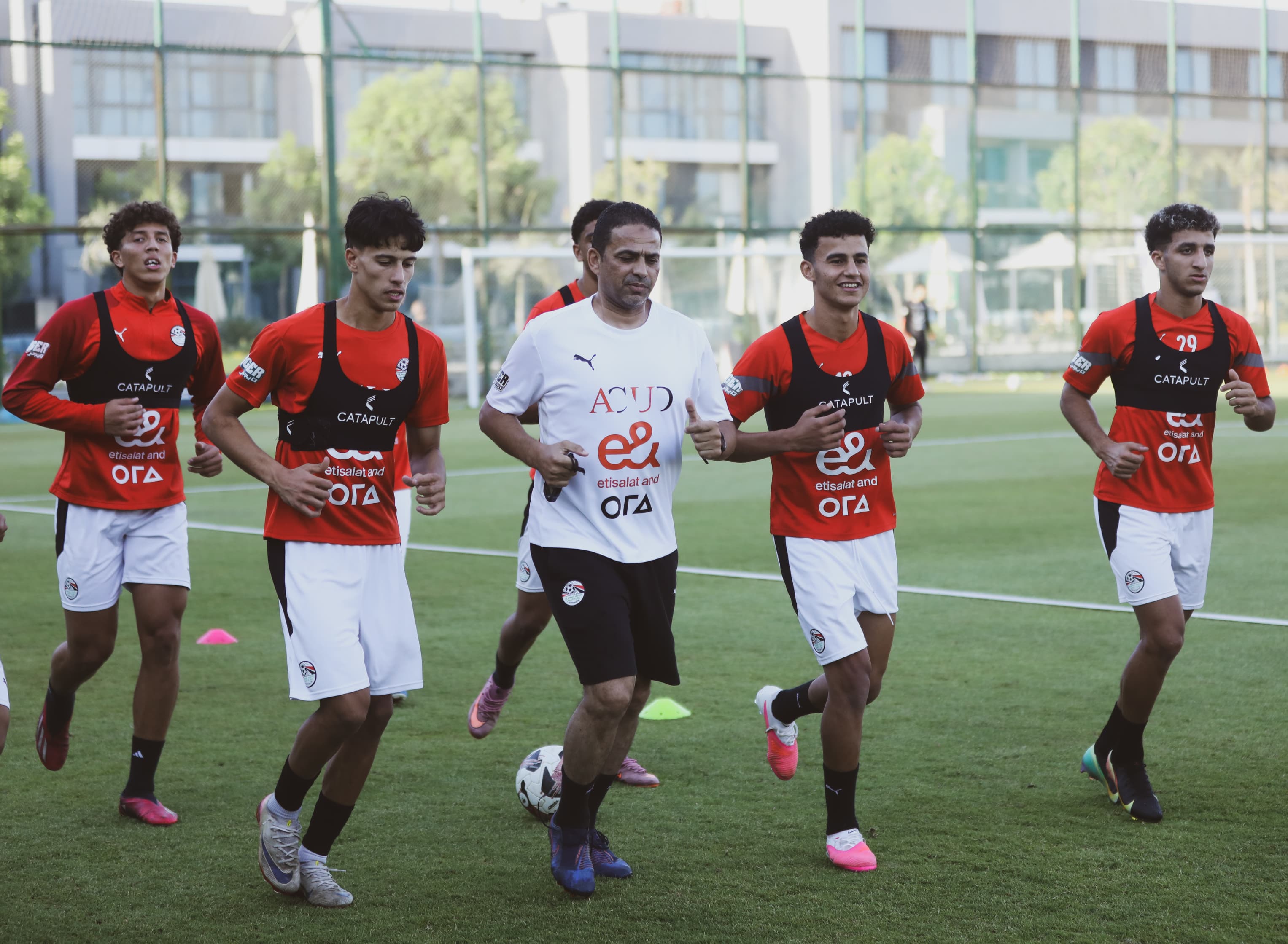 لقطات من تدريبات منتخب مصر للشباب استعداداً لتصفيات شمال أفريقيا