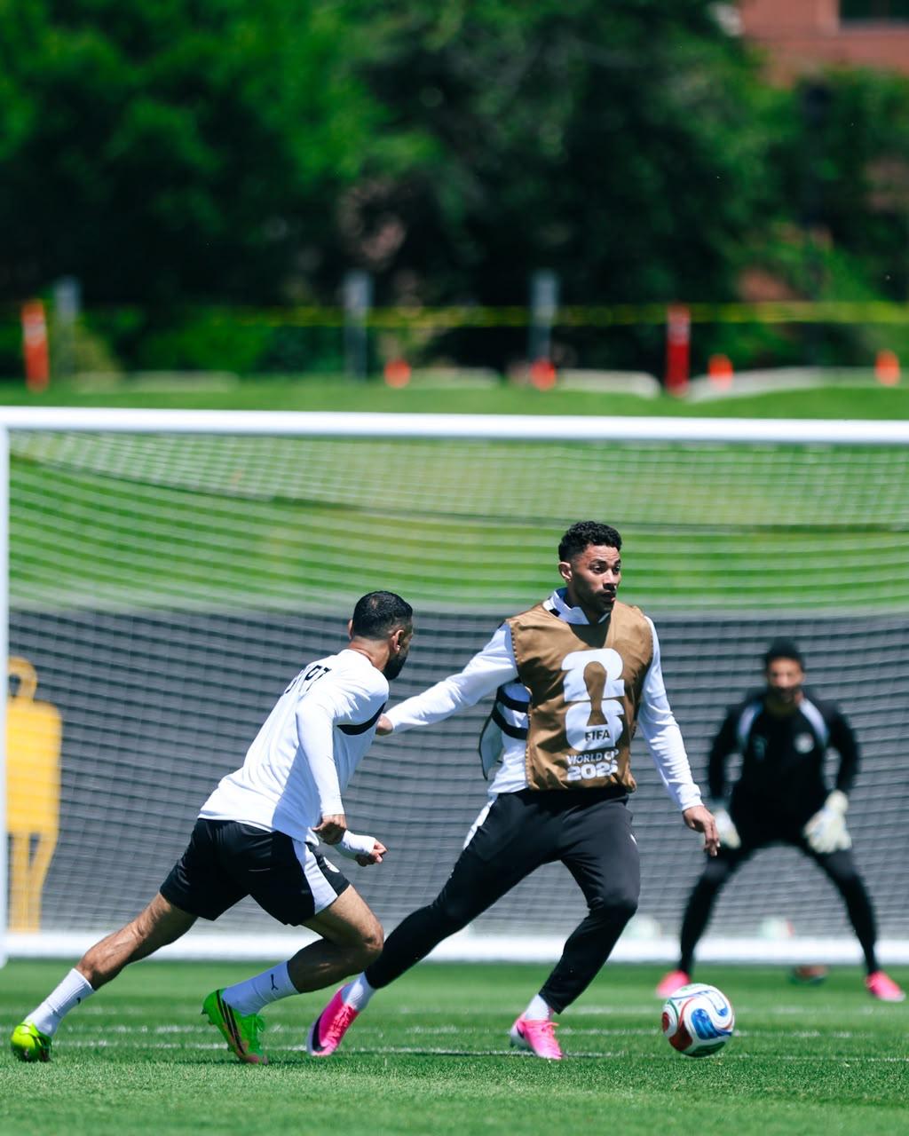 بالصور.. منتخب مصر يواصل استعداداته لمواجهة بلجيكا