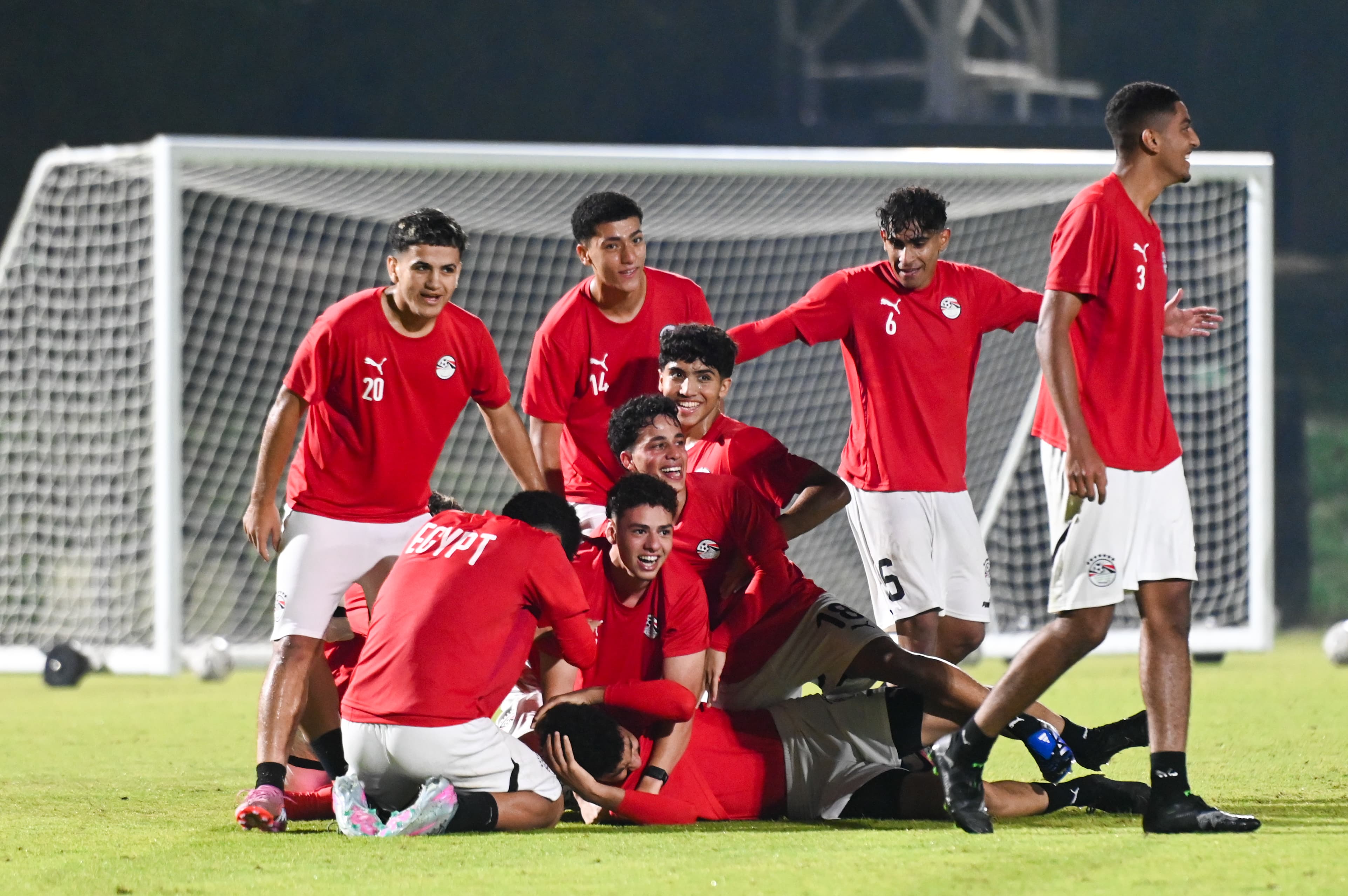 منتخب مصر تحت ١٧ ستة يواصل  تدريباته قبل انطلاق المونديال