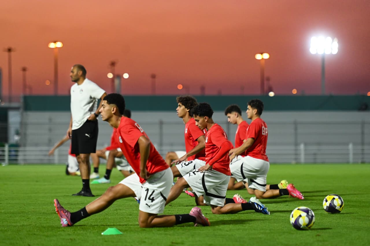 التدريب الأخير لمنتخب مصر تحت 17 سنة قبل مواجهة هايتي
