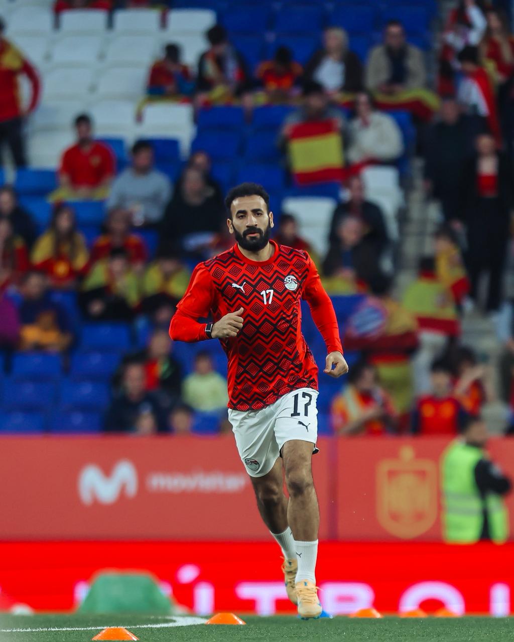أحماء منتخب مصر قبل مواجهة إسبانيا