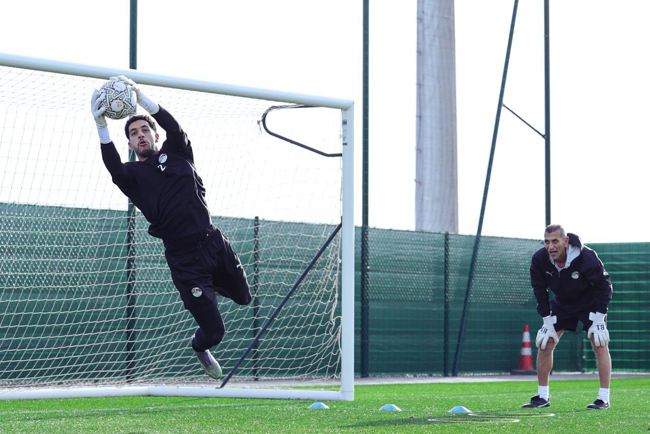 منتخب مصر يواصل تدريباته استعداداً لمواجهة بنين  