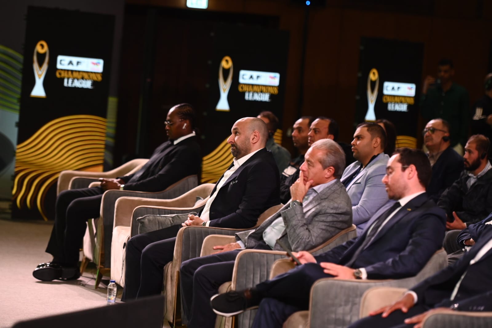 صور مراسم قرعة دوري الأبطال وكأس الكونفدرالية بمقر الاتحاد المصري