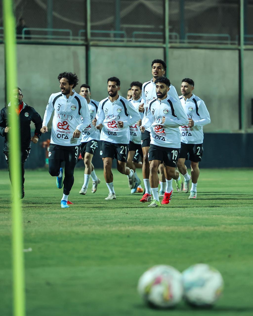منتخب مصر يخوض ثالث  تدريباته بمركز المنتخبات الوطنية استعدادا لوديتي السعودية و إسبانيا 