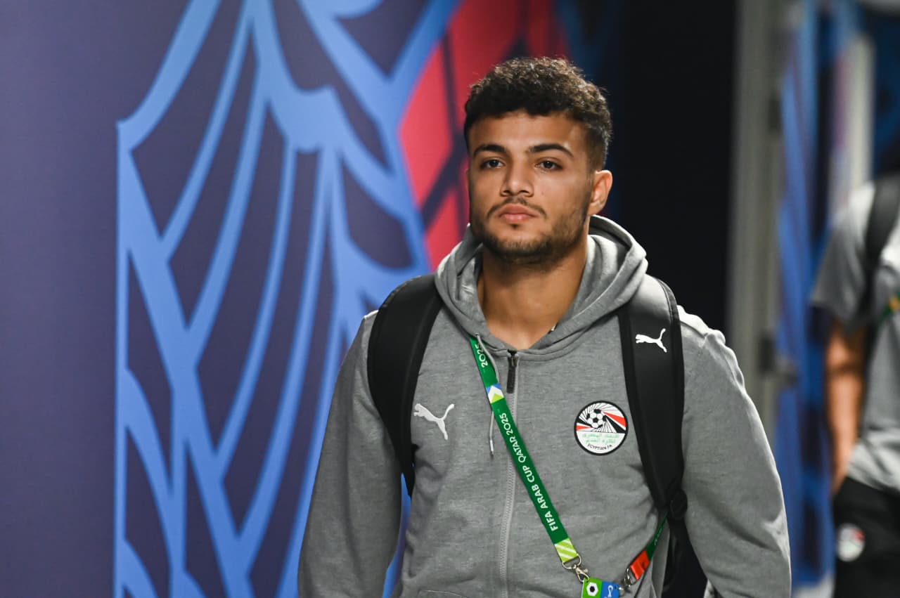 منتخب مصر المشارك في كأس العرب يصل لملعب البيت قبل مواجهة الأردن