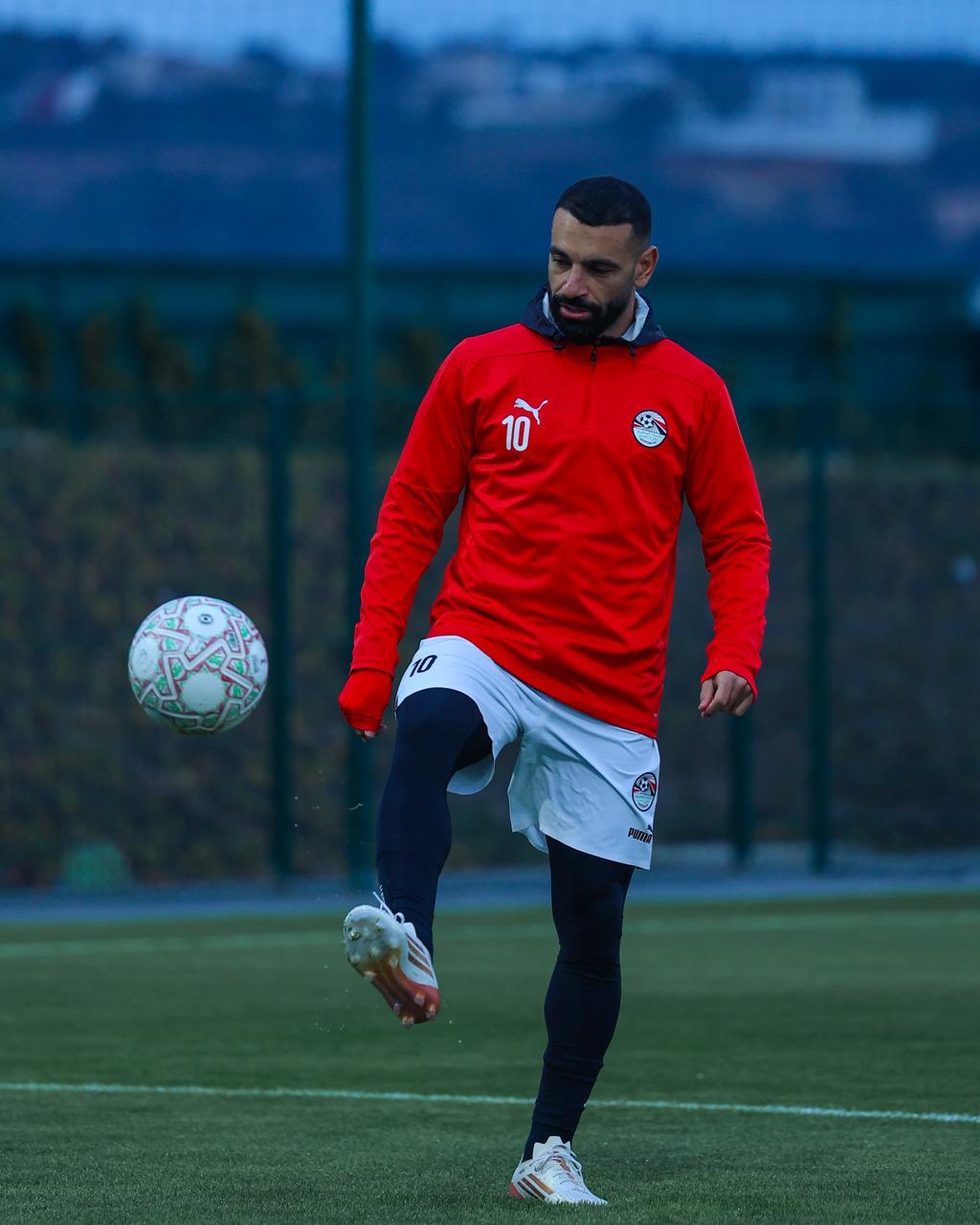 منتخب مصر يخوض آخر  تدريباته قبل مواجهة السنغال