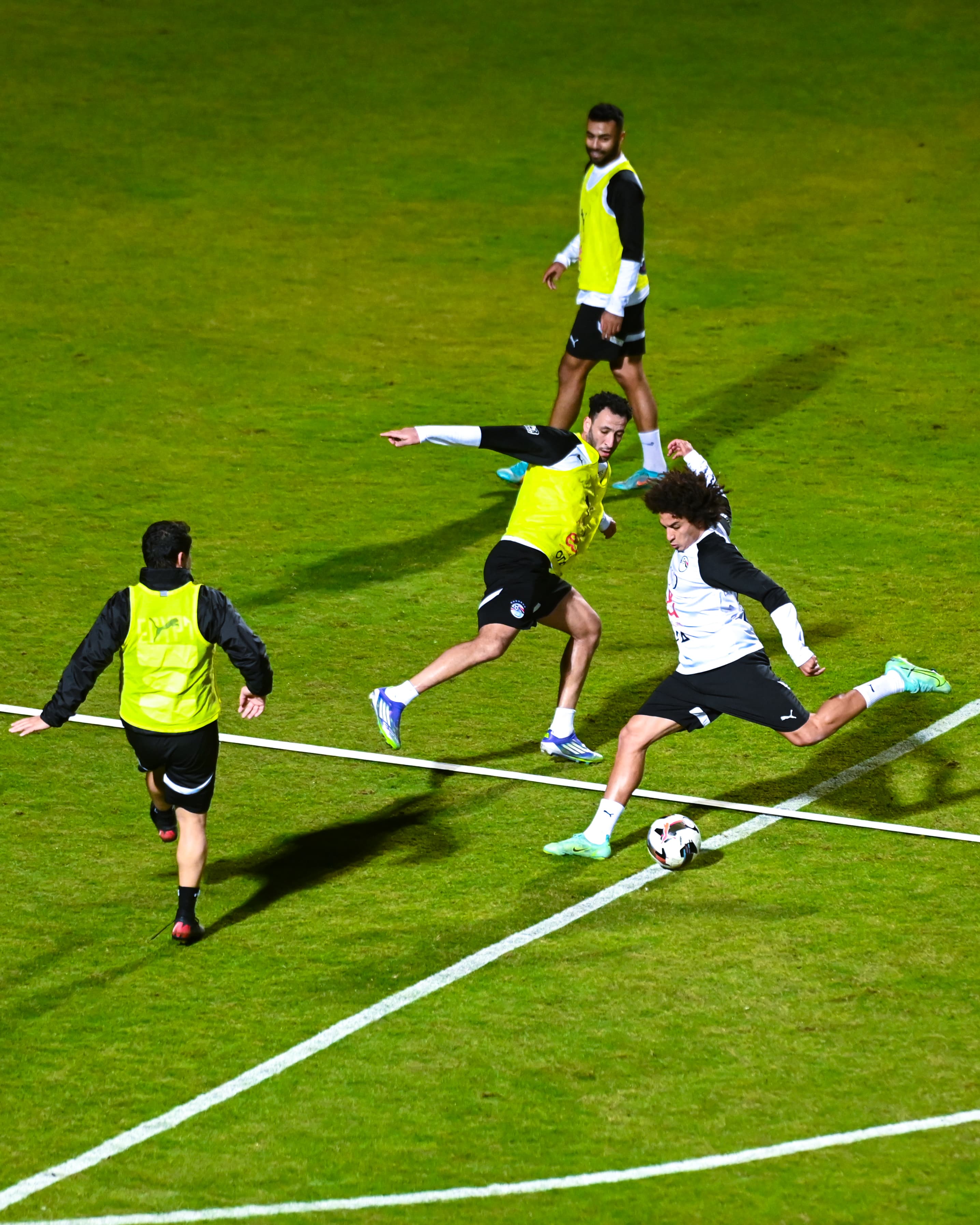 تدريبات منتخب مصر المشارك في كأس العرب قبل السفر إلى قطر